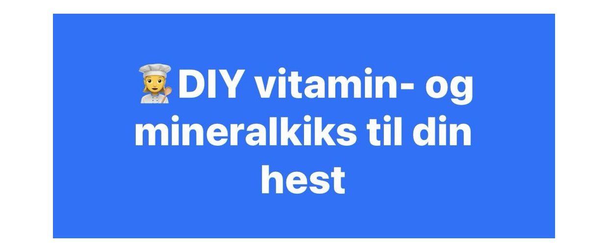 Opskrift på vitamin- og mineralkiks