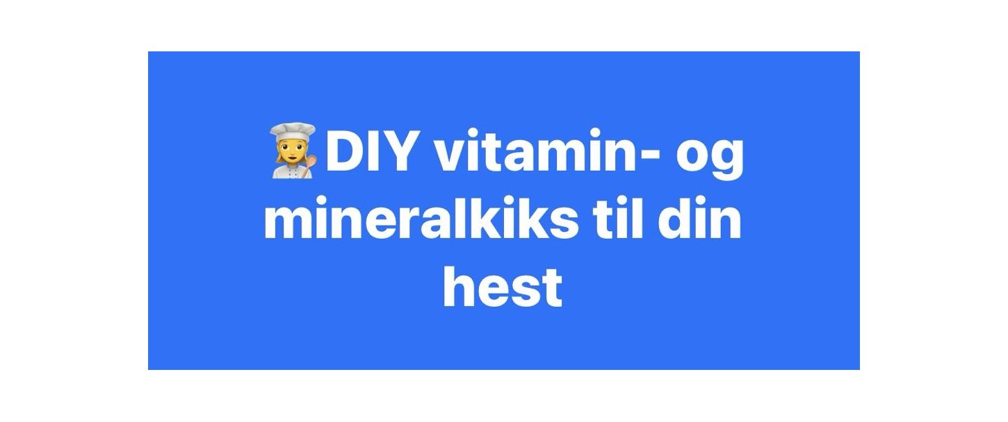 Opskrift p vitamin- og mineralkiks