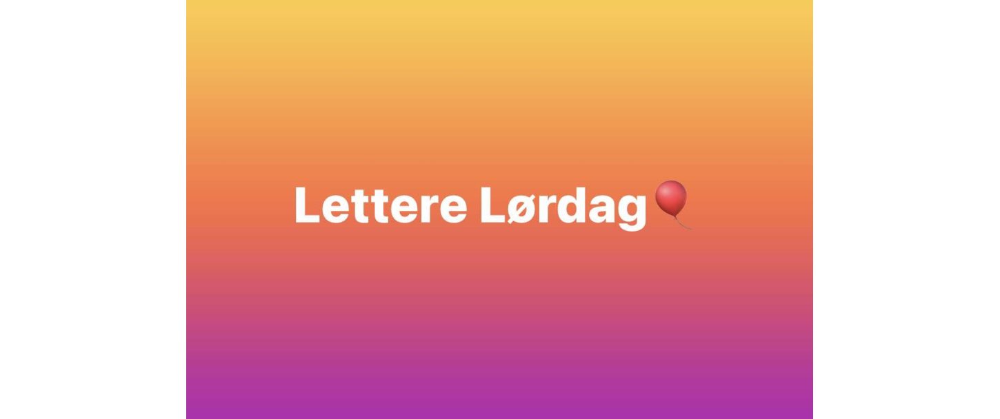 Lettere Lrdag  opskrift til sundt vgttab hos hest