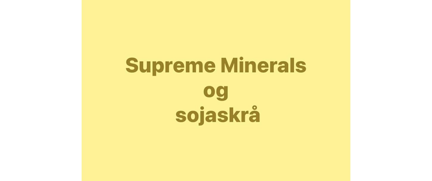 Supreme Minerals og aminosyrer  sdan sikrer du, at hesten fr det hele