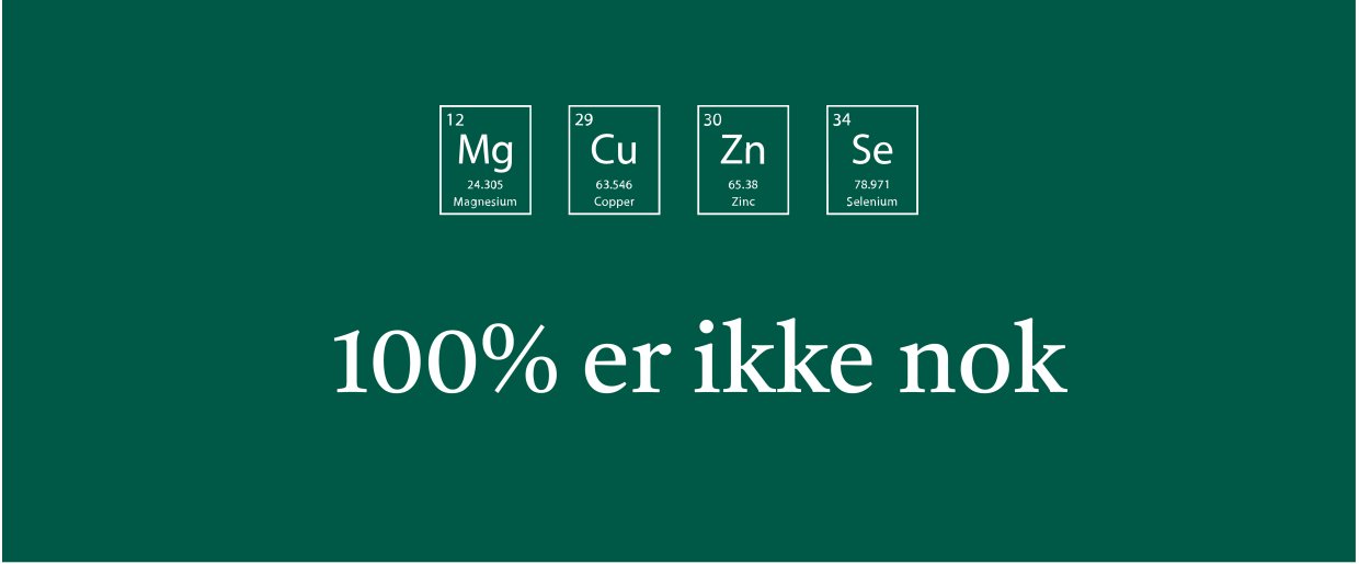 100% er ikke nok